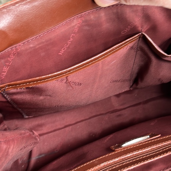 Charlie Lapson embossed handbag, excellent condition - Picture 9 of 15